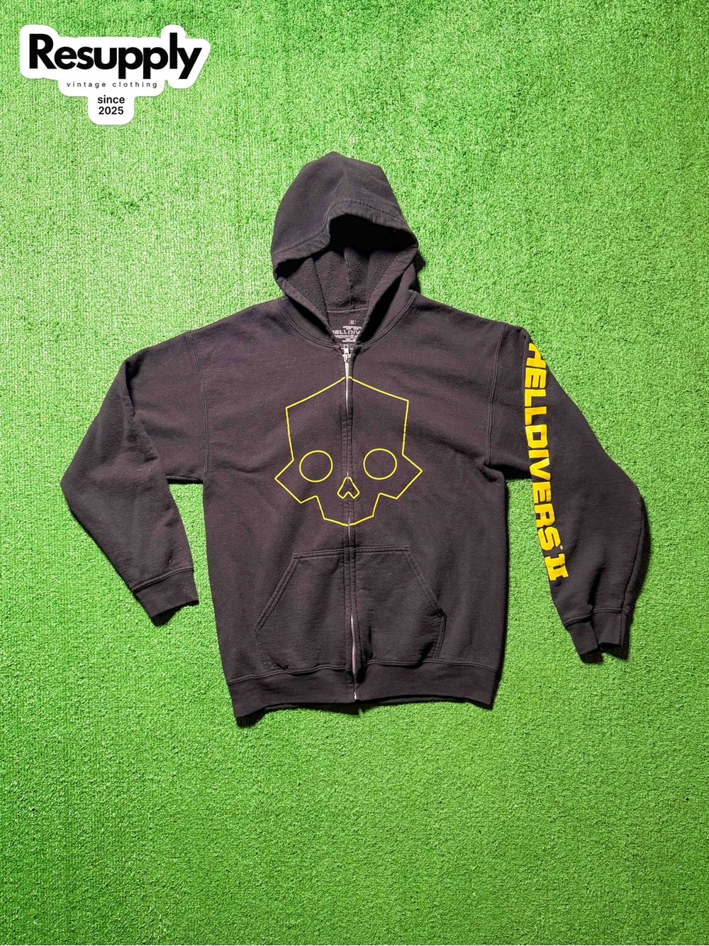 Helldivers 2 Black Hoodie Men’s Size Medium
